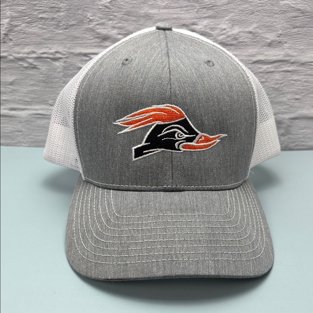 Gray and‎ White Mesh Trucker Hat